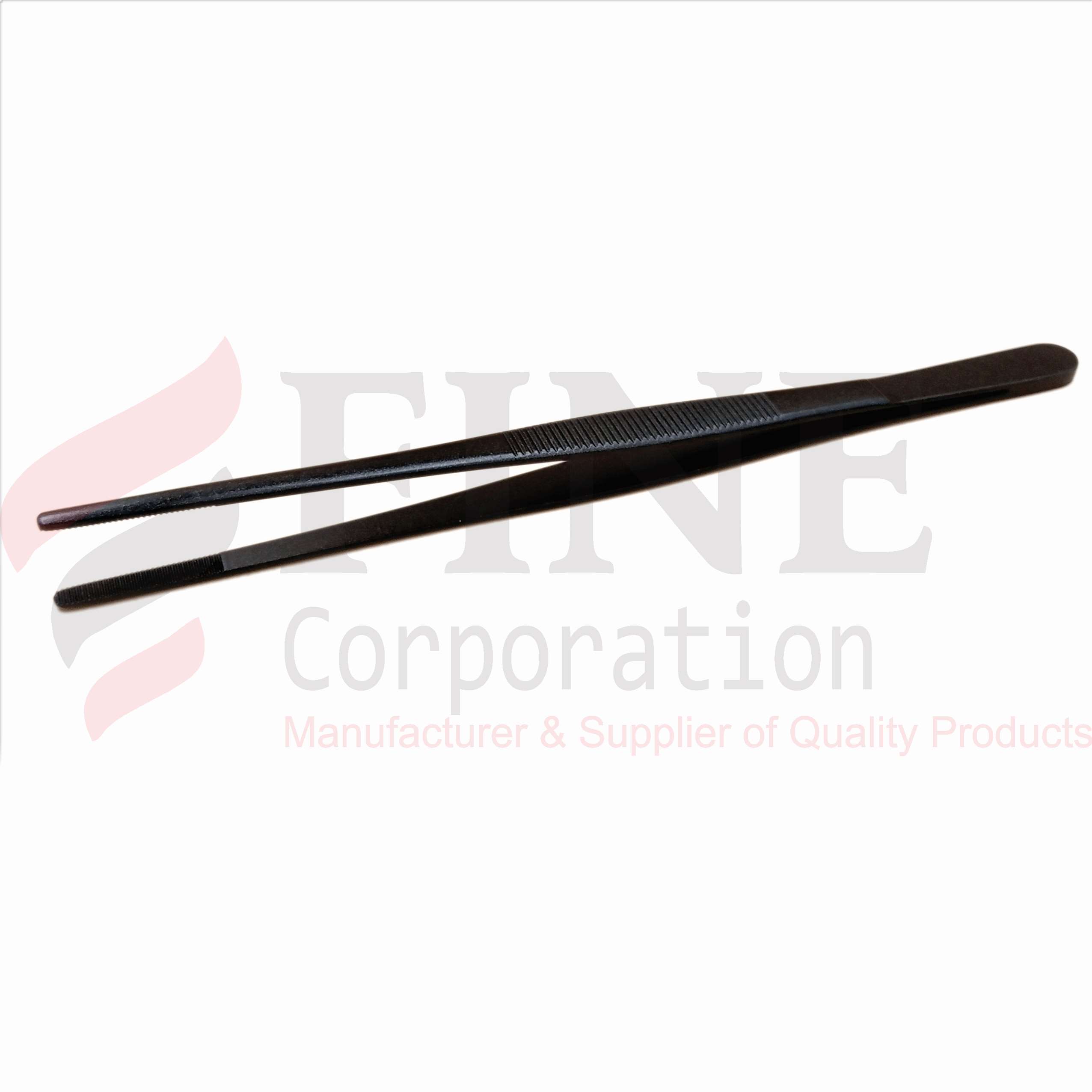 Chef Plating Tweezer Straight Dust-Black